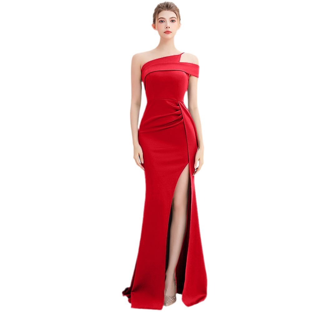 Female Temperament Ladies Banquet Long Fish Tail Dress