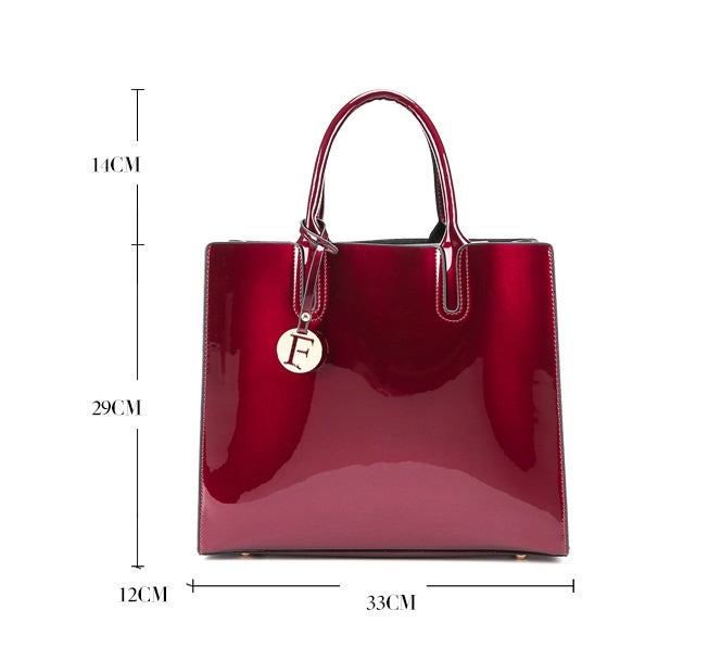 3 Sets Leather Handbags,Women hand bag
