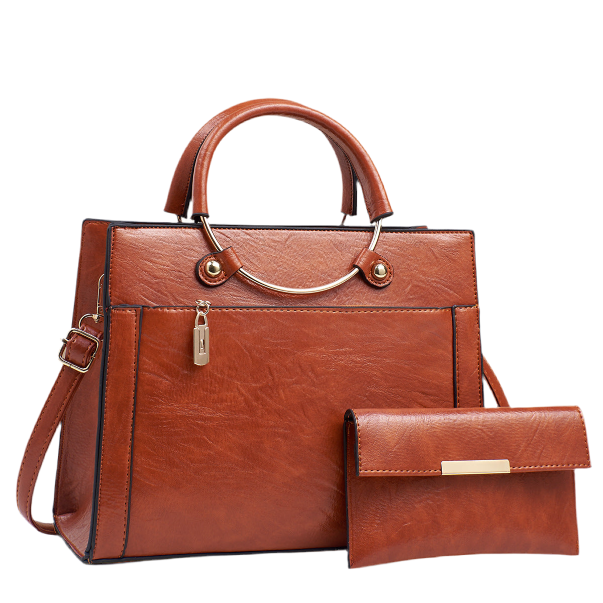 Large Capacity Bag Women's Special-interest Design Handbag Two-piece Set