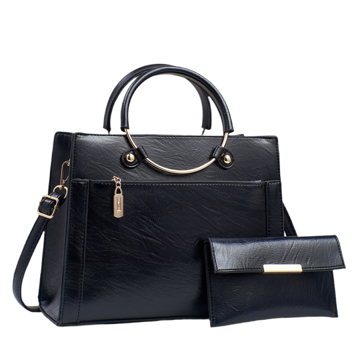 Large Capacity Bag Women's Special-interest Design Handbag Two-piece Set